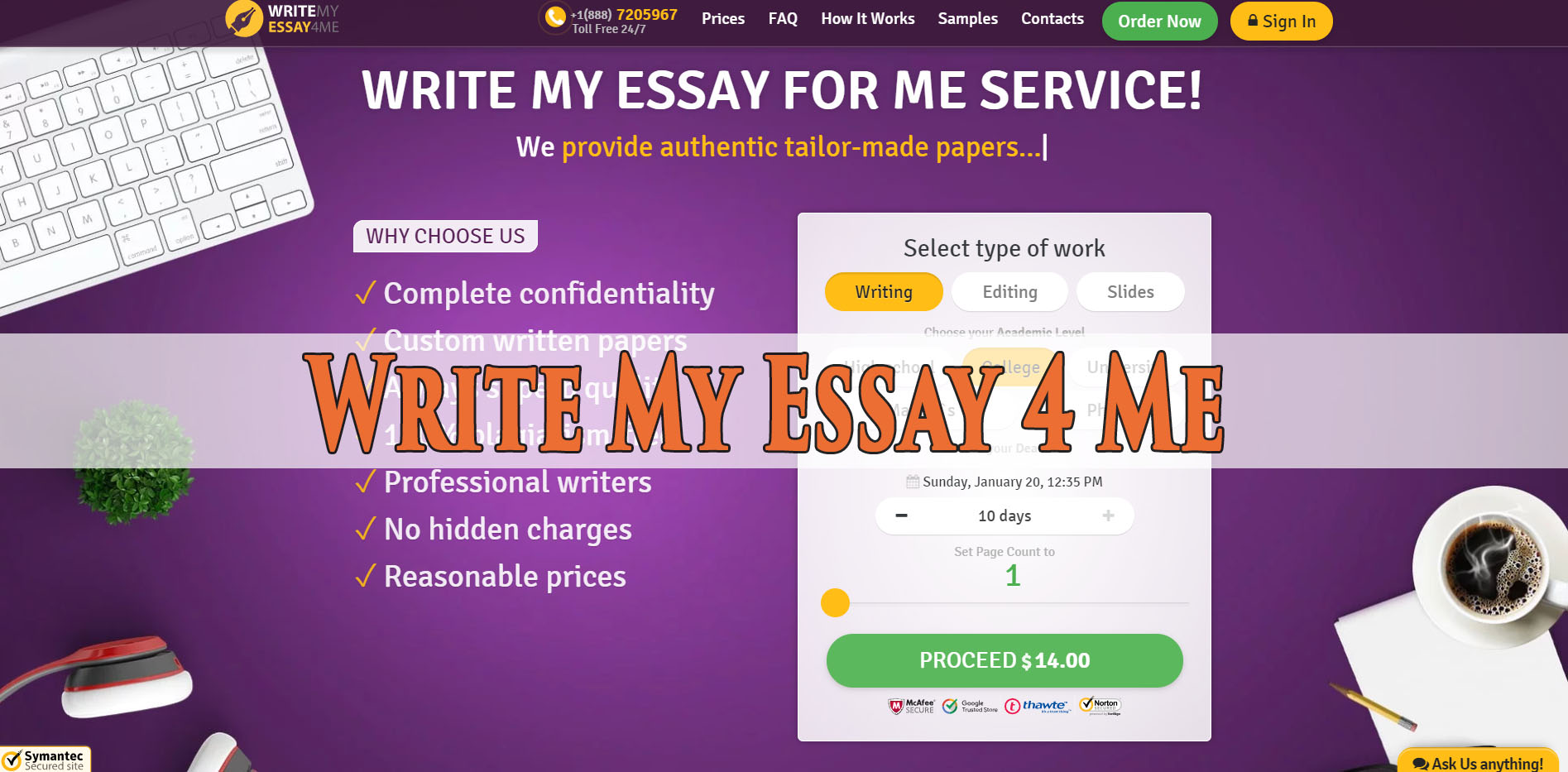 Write my paper for me discount code