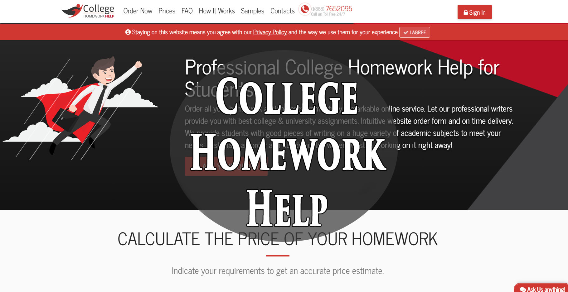 Free homework help for college students
